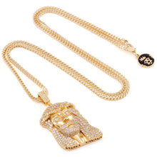 Load image into Gallery viewer, The 14K Gold Jesus Piece Necklace