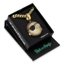 Load image into Gallery viewer, Rick and Morty x King Ice - XL Evil Morty Necklace
