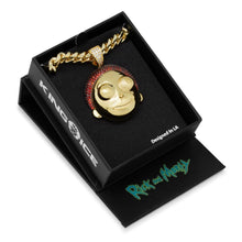 Load image into Gallery viewer, Rick and Morty x King Ice - XL Good Morty Necklace
