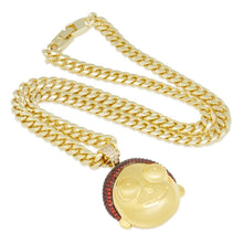 Load image into Gallery viewer, Rick and Morty x King Ice - XL Good Morty Necklace
